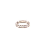 Load image into Gallery viewer, Anna Band Ring in 18k white gold with diamonds
