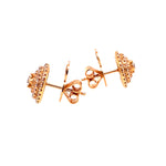 Load image into Gallery viewer, Beatrice Studs in 18k rose gold with round brilliant diamonds
