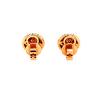 Load image into Gallery viewer, Beatrice Studs in 18k rose gold with round brilliant diamonds
