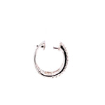 Load image into Gallery viewer, Tina Mini Hoops in 18k white gold with diamonds
