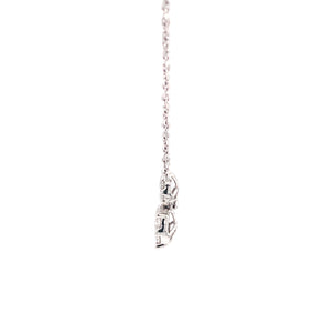 Helena Necklace in 18k white gold with diamonds