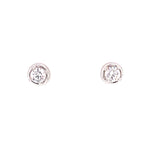 Load image into Gallery viewer, Sophia Studs in 18k white gold with diamonds
