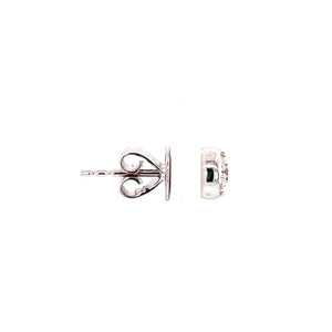 Sophia Studs in 18k white gold with diamonds