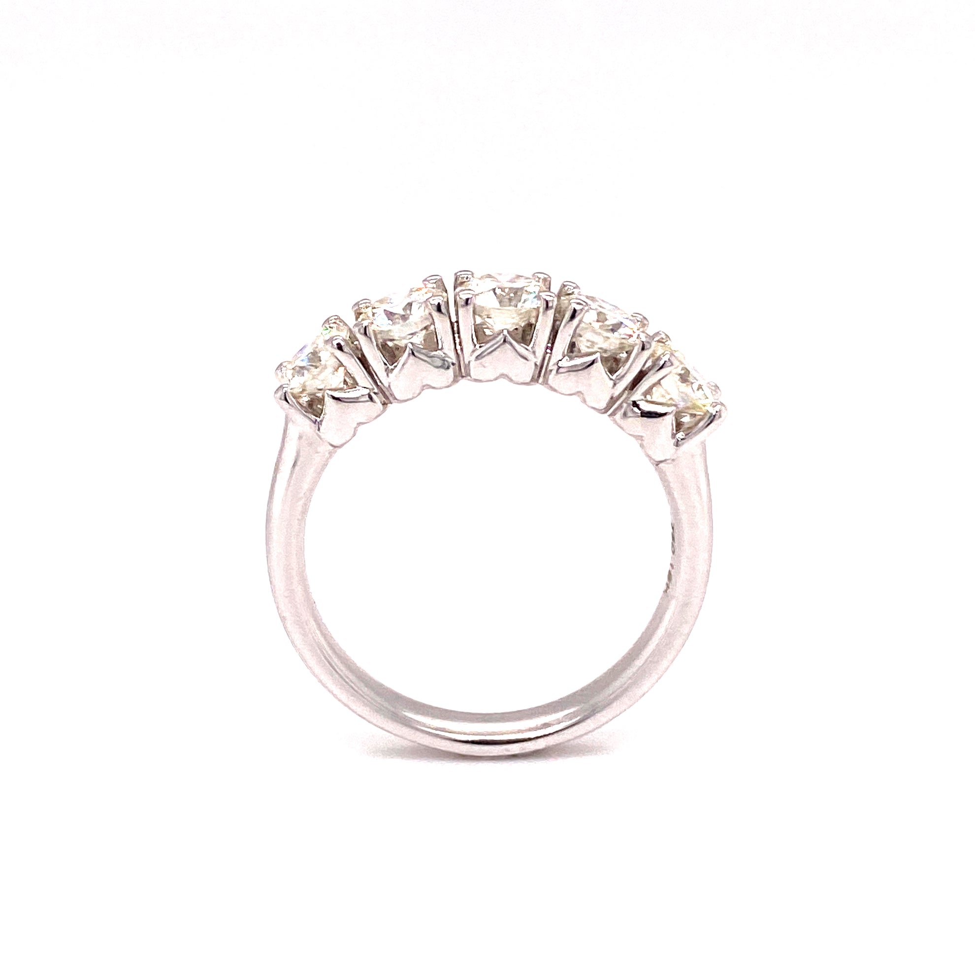 Katherine Ring in 18k white gold with diamonds