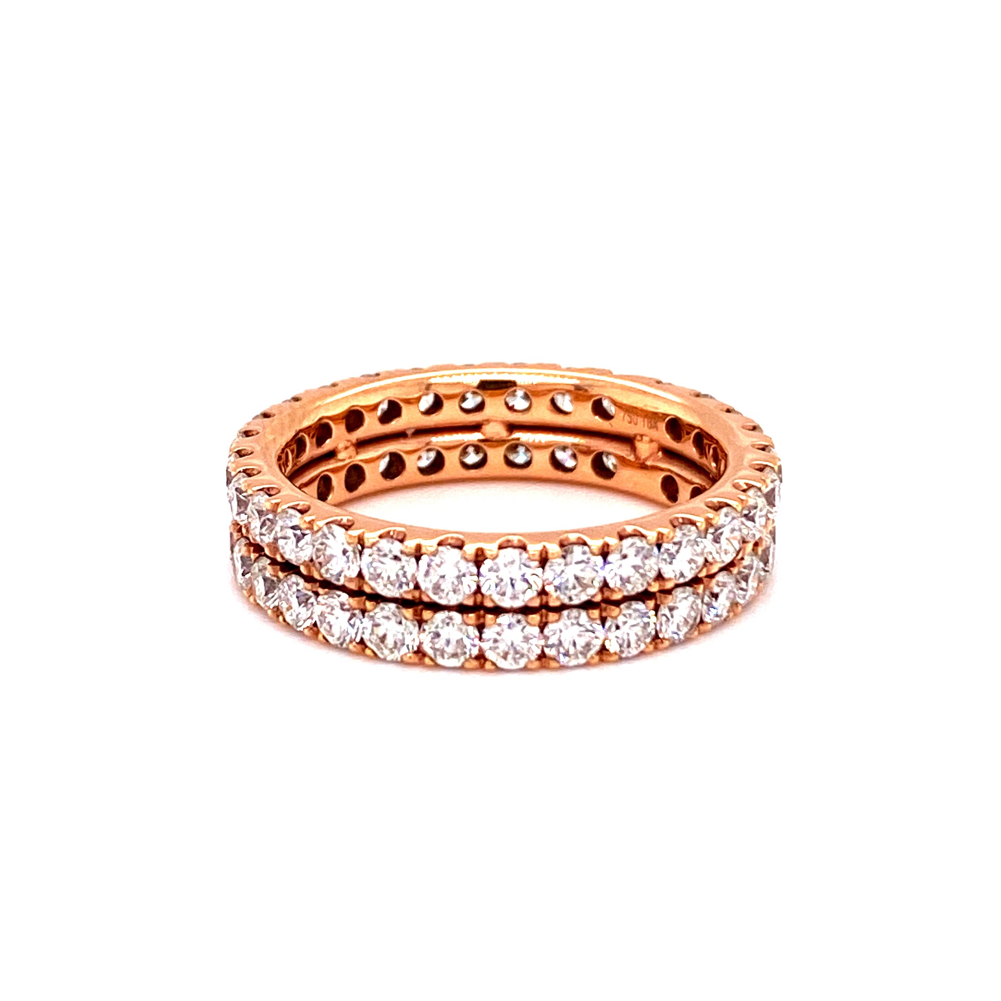 Vanessa Band Ring with diamonds