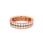 Load image into Gallery viewer, Vanessa Band Ring with diamonds
