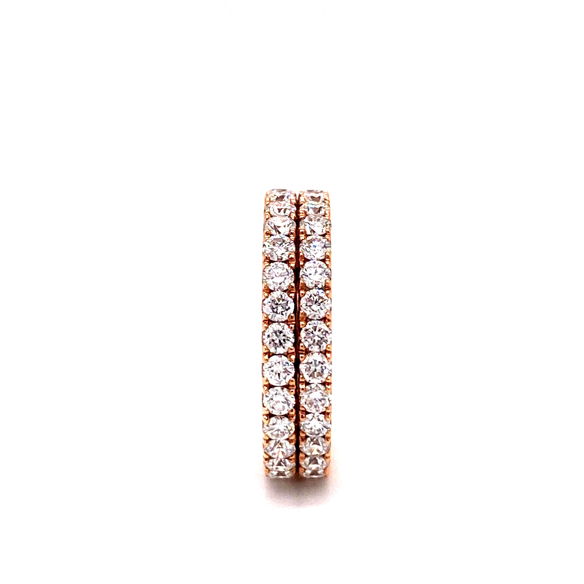 Vanessa Band Ring with diamonds