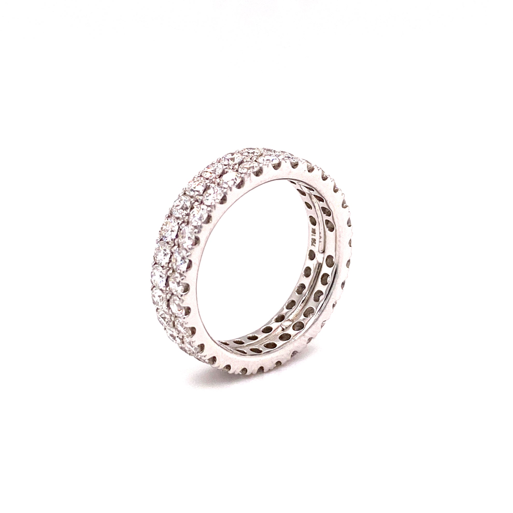 Vanessa Band Ring with diamonds