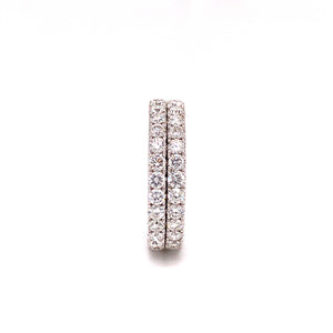 Vanessa Band Ring with diamonds