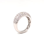 Load image into Gallery viewer, Bethany Diamond Cluster Ring in 18k white gold
