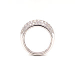 Load image into Gallery viewer, Bethany Diamond Cluster Ring in 18k white gold
