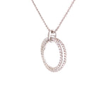 Load image into Gallery viewer, Skye Pendant in 18k white gold with diamonds
