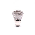 Load image into Gallery viewer, Luna Ring in 18k white gold with diamonds
