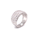 Load image into Gallery viewer, Danielle Diamond Cluster Ring in 18k white gold
