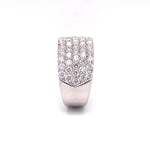 Load image into Gallery viewer, Danielle Diamond Cluster Ring in 18k white gold
