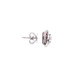 Load image into Gallery viewer, Mira Studs in 18k white gold with diamonds
