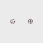 Load and play video in Gallery viewer, Sophia Studs in 18k white gold with diamonds
